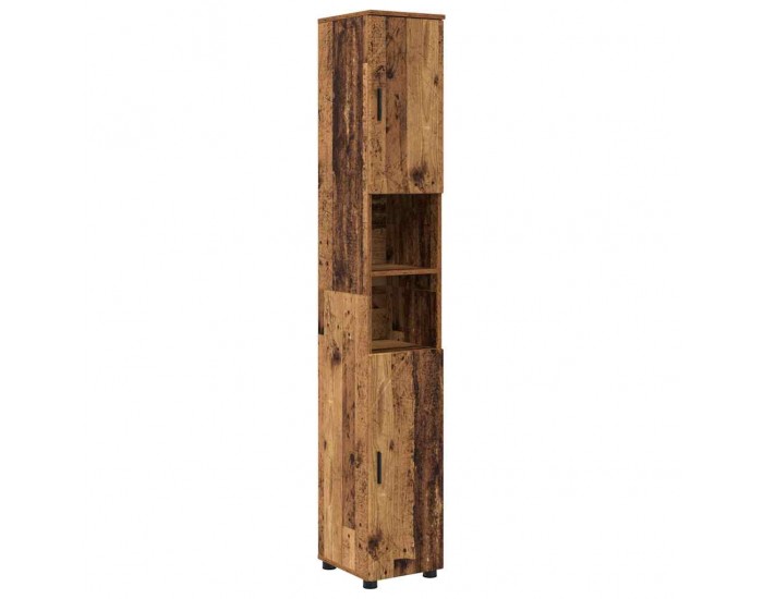 Sonata H Висок шкаф за баня Старо дърво 30 x 35 x 192 см Инженерно дърво
