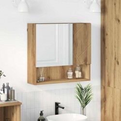 Sonata H Шкаф с огледало дъб артизан 59 x 17 x 55 см Инженерно дърво - Dulapuri de baie