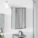 Sonata H Шкаф за баня Сив сонома 39 x 23.5 x 65 см Инженерно дърво