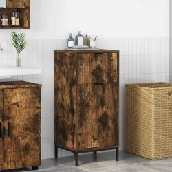 Sonata H Шкаф за баня Опушен дъб 39.5 x 36 x 88 см Инженерно дърво - Dulapuri de baie