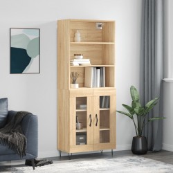 Sonata H Висок шкаф, дъб сонома, 69,5x34x180 см, инженерно дърво - Corpuri, vitrine, biblioteci modulare