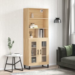 Sonata H Висок шкаф, дъб сонома, 69,5x34x180 см, инженерно дърво - Corpuri, vitrine, biblioteci modulare