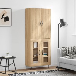 Sonata H Висок шкаф, дъб сонома, 69,5x34x180 см, инженерно дърво - Corpuri, vitrine, biblioteci modulare