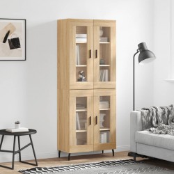 Sonata H Висок шкаф, дъб сонома, 69,5x34x180 см, инженерно дърво - Corpuri, vitrine, biblioteci modulare