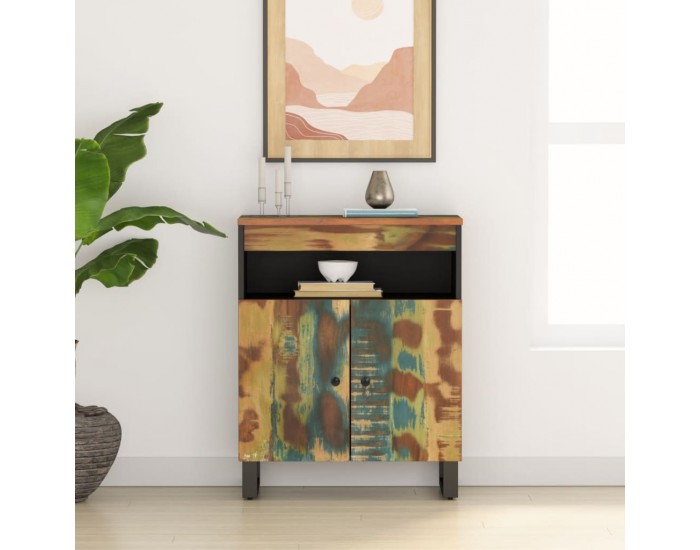 Sonata H Сайдборд с 2 врати, 60x33x75 см, регенерирано дърво масив