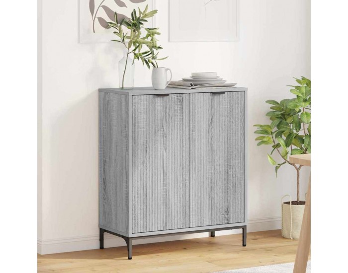 Sonata H Служебен шкаф Сив сонома 69.5 x 33 x 82 см Инженерно дърво