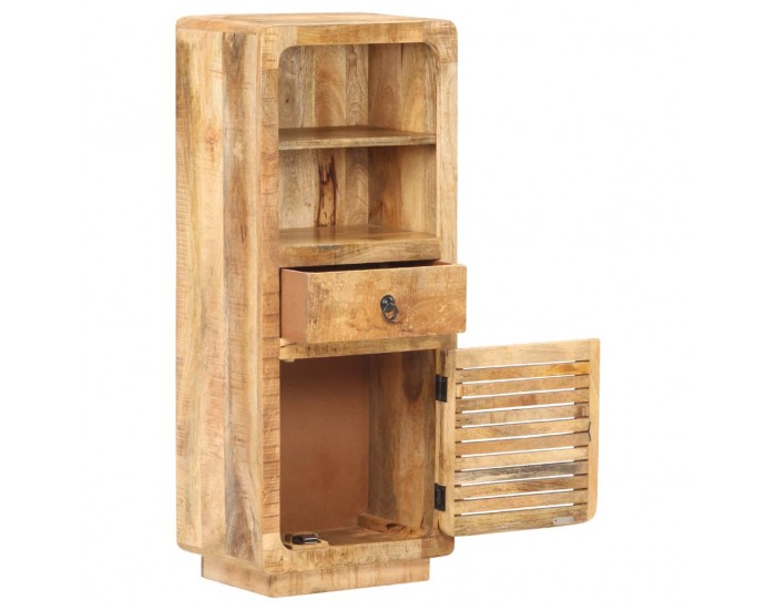 Sonata H Висок шкаф, 45x32x110 см, грубо мангово дърво