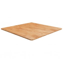 Sonata H Квадратен плот за маса, светлокафяв, 80x80x1,5 см, дъб масив - Piese pentru mese