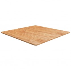 Sonata H Квадратен плот за маса, светлокафяв, 90x90x1,5 см, дъб масив - Piese pentru mese
