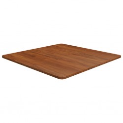 Sonata H Квадратен плот за маса, тъмнокафяв, 70x70x1,5 см, дъб масив - Piese pentru mese