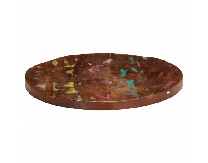 Sonata H Плот за маса Ø 40x1,5 см кръгъл масивна регенерирана дървесина