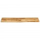 Sonata H Плот за маса, 100x20x2,5 см, жив ръб, грубо мангово дърво масив