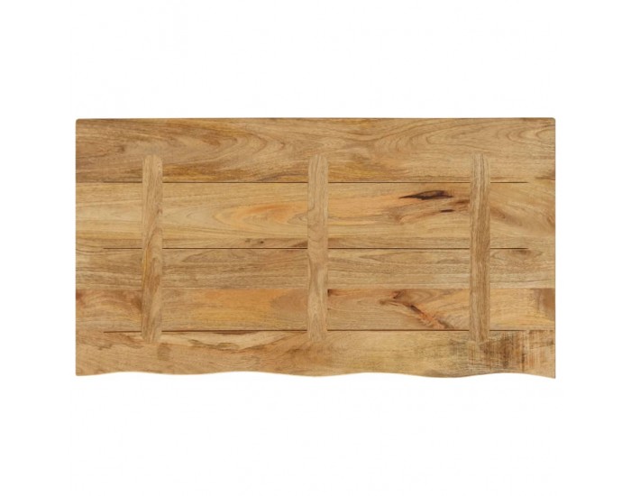 Sonata H Плот за маса, 100x60x2,5 см, жив ръб, грубо мангово дърво масив