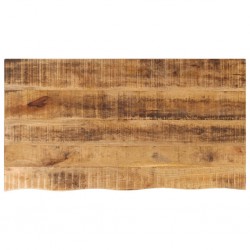 Sonata H Плот за маса, 110x60x2,5 см, жив ръб, грубо мангово дърво масив - Piese pentru mese