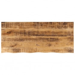 Sonata H Плот за маса, 140x60x2,5 см, жив ръб, грубо мангово дърво масив - Piese pentru mese