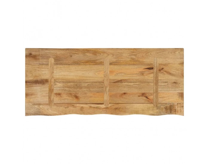 Sonata H Плот за маса, 140x60x2,5 см, жив ръб, грубо мангово дърво масив
