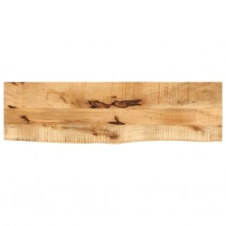 Sonata H Плот за маса, 120x20x3,8 см, жив ръб, грубо мангово дърво масив - Piese pentru mese