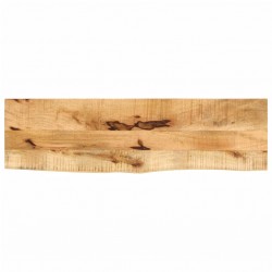 Sonata H Плот за маса, 110x30x3,8 см, жив ръб, грубо мангово дърво масив - Piese pentru mese