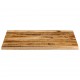 Sonata H Плот за маса 100x80x3,8cm Жив ръб Масивна дървесина Грубо манго