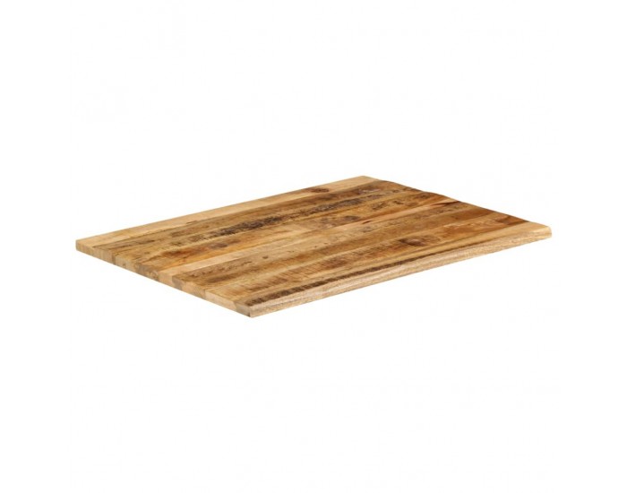 Sonata H Плот за маса 100x80x3,8cm Жив ръб Масивна дървесина Грубо манго