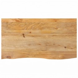 Sonata H Плот за маса, жив ръб, 100x60x2,5 см, масивно дърво манго - Piese pentru mese