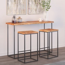 Sonata H Плот за маса, 120x40x2,5 см, правоъгълен, акация масив, жив ръб - Piese pentru mese