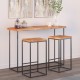 Sonata Blat masă 140x40x2,5 cm dreptunghiular lemn acacia margine vie