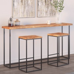 Sonata H Плот за маса, 180x40x2,5 см, правоъгълен, акация масив, жив ръб - Piese pentru mese