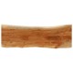 Sonata Blat masă 140x40x3,8 cm dreptunghiular lemn acacia margine vie