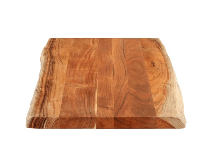 Sonata Blat masă, 110x60x3,8cm, dreptunghiular lemn acacia margine vie