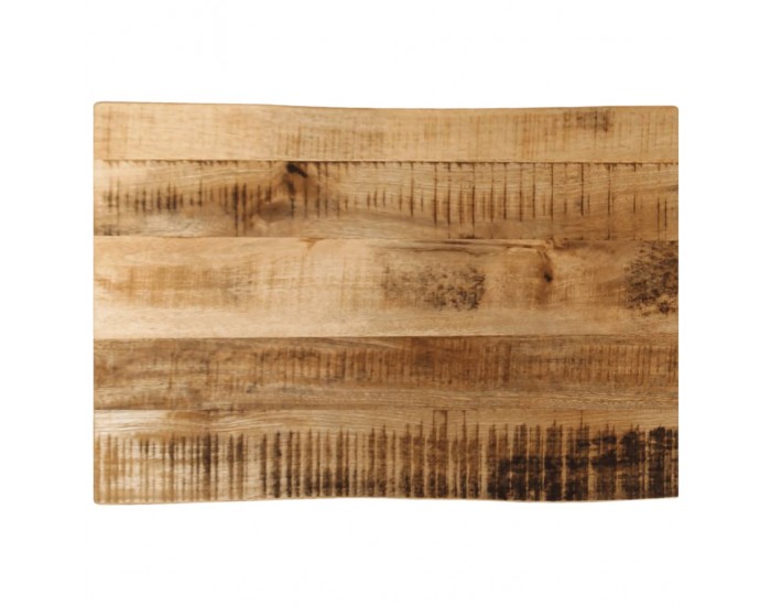 Sonata H Плот за маса, жив ръб, 70x40x3,8 см, масивно дърво грубо манго