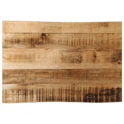 Sonata H Плот за маса, жив ръб, 70x40x3,8 см, масивно дърво грубо манго - Piese pentru mese