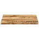 Sonata Blat de masă contur organic 70x40x3,8 cm lemn masiv mango brut