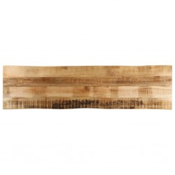 Sonata H Плот за маса, жив ръб, 180x40x3,8 см, масивно дърво грубо манго - Piese pentru mese