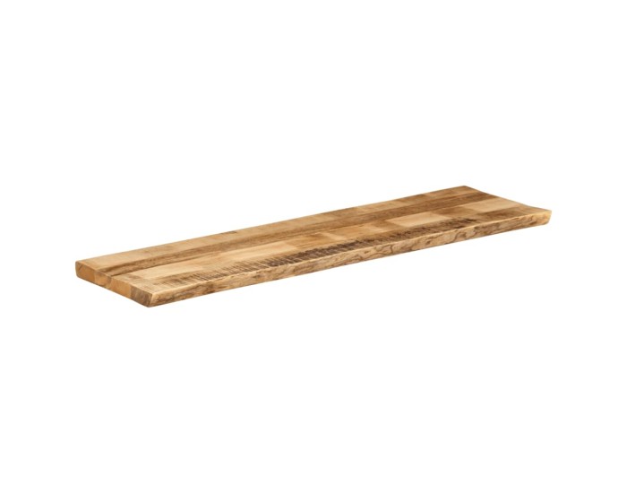 Sonata Blat de masă contur organic 180x40x3,8 cm lemn masiv mango brut