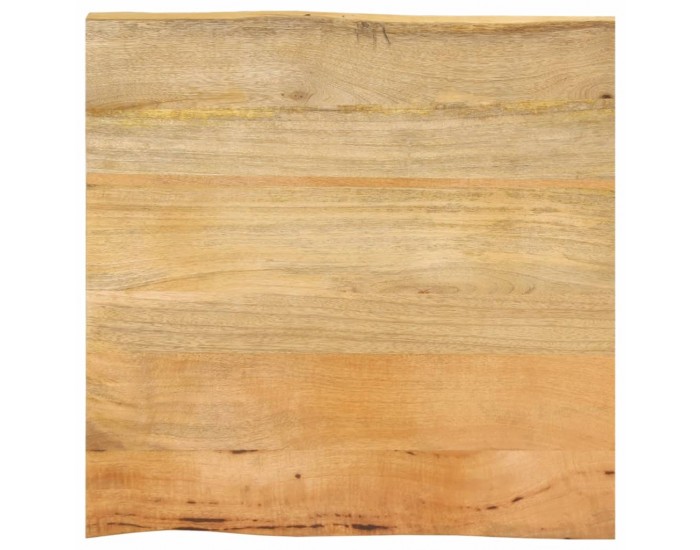 Sonata H Плот за маса, 80x80x2,5 см, жив ръб, масивно дърво манго