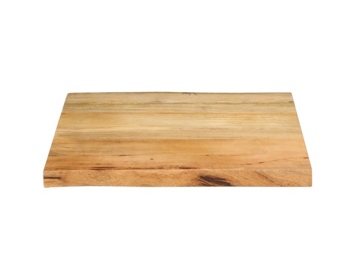 Sonata Blat Masa 80x80x2,5 cm Live Edge Lemn Masiv Mango