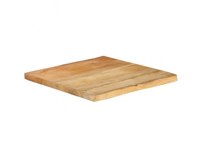 Sonata H Плот за маса, 80x80x2,5 см, жив ръб, масивно дърво манго