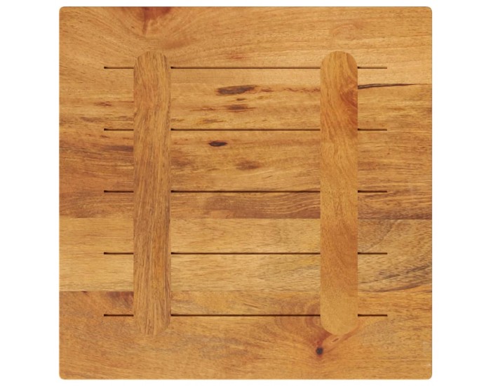 Sonata H Плот за маса, 50x50x2,5 см, квадратен, мангово дърво масив