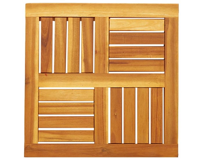 Sonata H Плот за маса, 50x50x2 см, квадратен, акациево дърво масив
