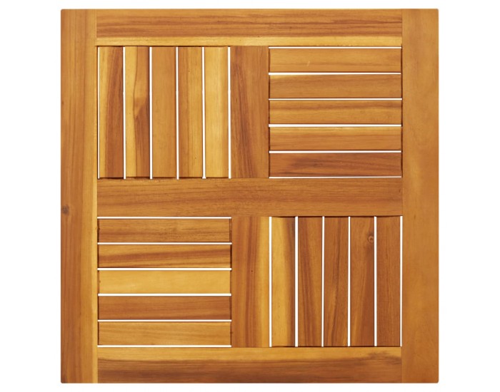 Sonata H Плот за маса, 60x60x2 см, квадратен, акациево дърво масив