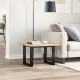 Sonata H Плот за маса квадратен 60x60x2 см масивна акация