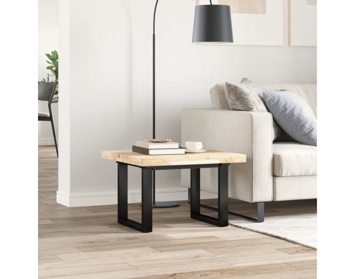 Sonata H Плот за маса квадратен 60x60x4 см масивна акация