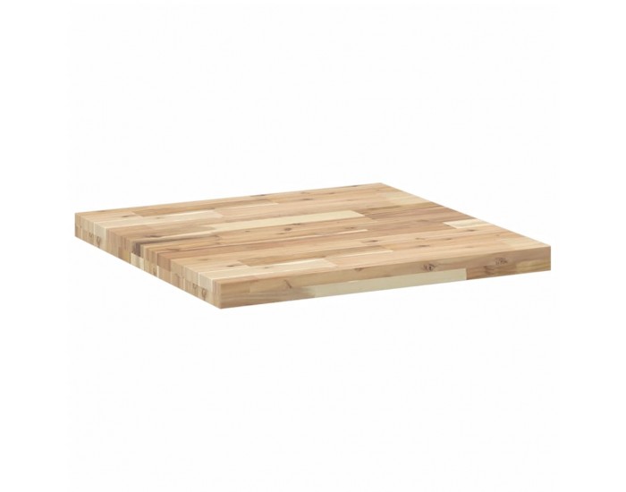 Sonata H Плот за маса квадратен 60x60x4 см масивна акация