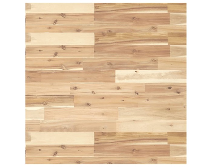 Sonata H Плот за маса квадратен 70x70x4 см масивна акация