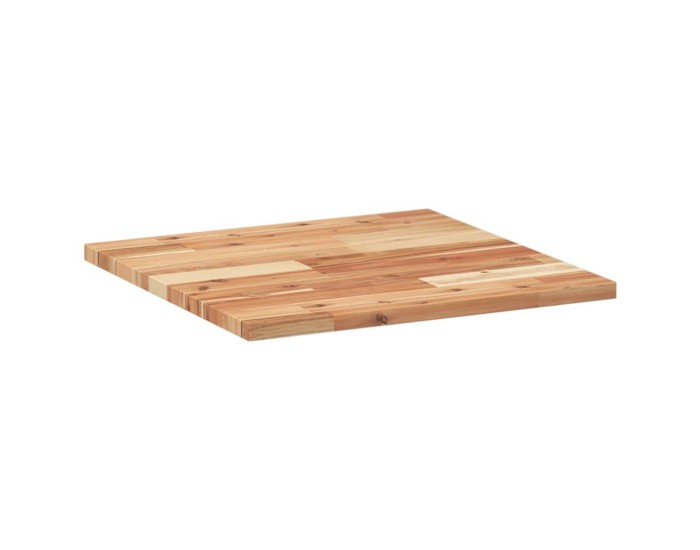 Sonata Blat de masă pătrat, 50x50x2 cm, lemn masiv de acacia
