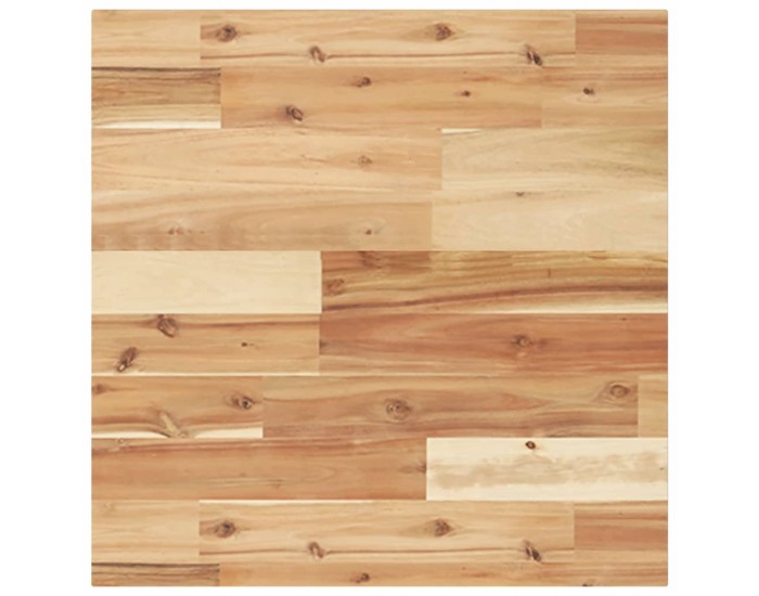 Sonata H Плот за маса квадратен 50x50x2 см масивна акация