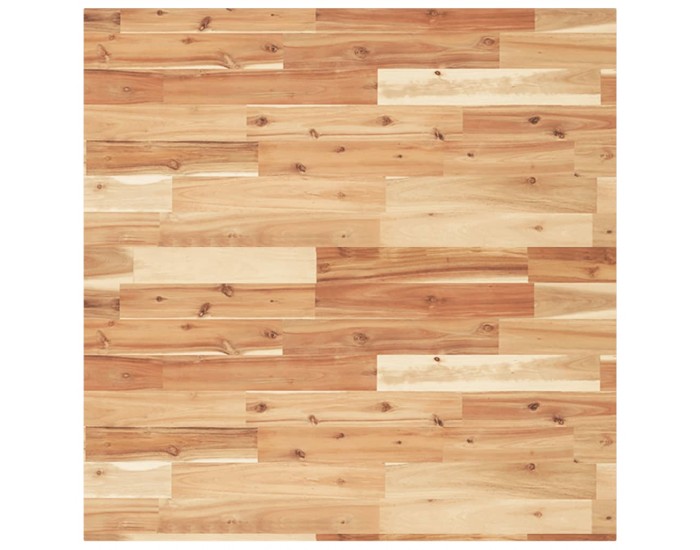 Sonata H Плот за маса квадратен 90x90x2 см масивна акация