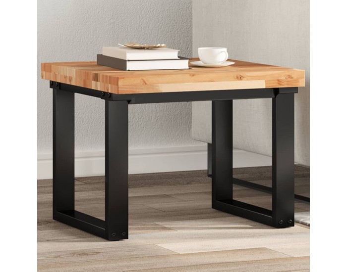 Sonata H Плот за маса квадратен 50x50x4 см масивна акация