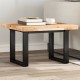 Sonata H Плот за маса квадратен 60x60x4 см масивна акация